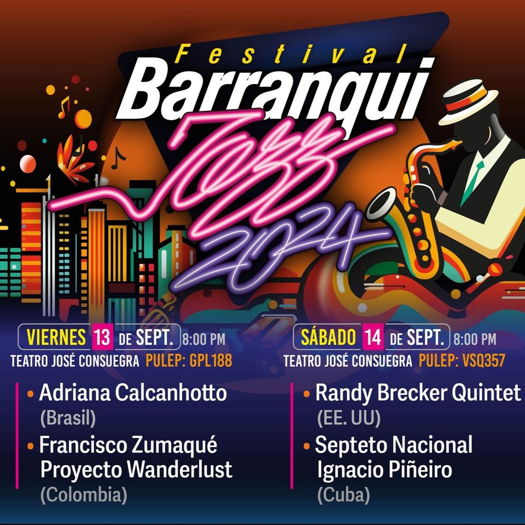 Novedades del Barranquijazz 2024 que no puedes perderte